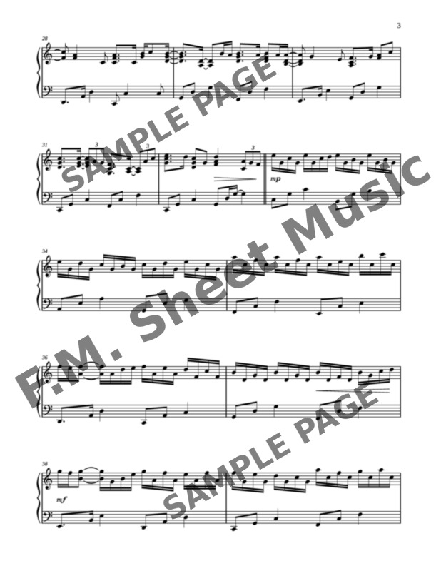 Intermediate piano sheet music for "A Whiter Shade of Pale" by Procol Harum